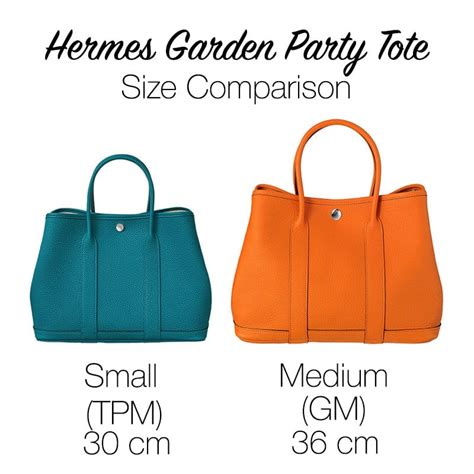 garden party hermes size